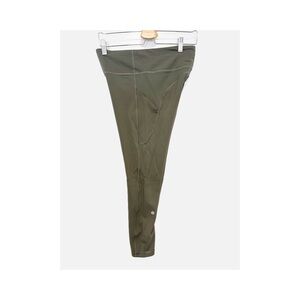Olive Green Lululemon Leggings. size 10. LW5CQFS.
